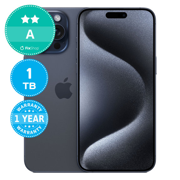 Apple iPhone 15 Pro Max Blue Titanium 1TB A Ανακατασκευασμένο