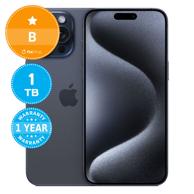 Apple iPhone 15 Pro Max Blue Titanium 1TB B Ανακατασκευασμένο