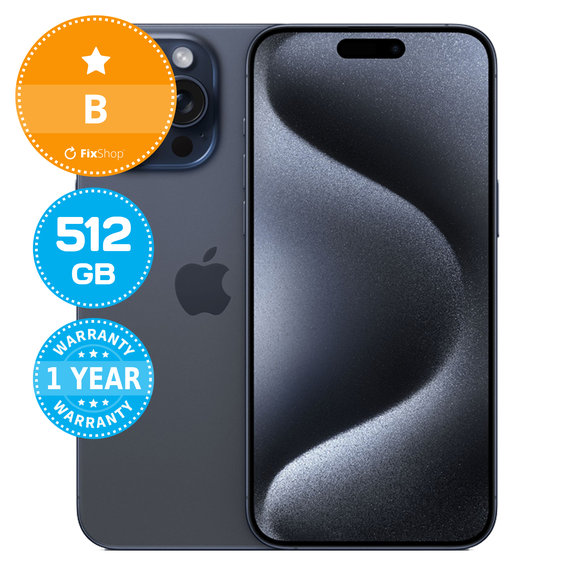 Apple iPhone 15 Pro Max Blue Titanium 512GB B Ανακατασκευασμένο