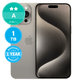 Apple iPhone 15 Pro Max Natural Titanium 1TB A Ανακατασκευασμένο