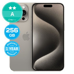 Apple iPhone 15 Pro Max Natural Titanium 256GB A Ανακατασκευασμένο