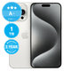 Apple iPhone 15 Pro Max White Titanium 1TB A+ Ανακατασκευασμένο