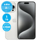 Apple iPhone 15 Pro Max White Titanium 1TB A+ Ανακατασκευασμένο
