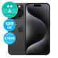 Apple iPhone 15 Pro Black Titanium 128GB A Ανακατασκευασμένο