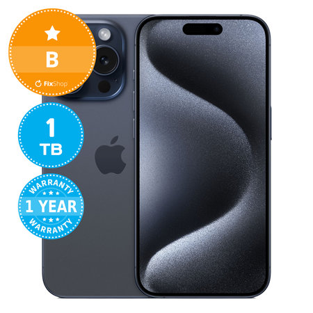 Apple iPhone 15 Pro Blue Titanium 1TB B Ανακατασκευασμένο