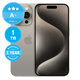 Apple iPhone 15 Pro Natural Titanium 1TB A+ Ανακατασκευασμένο