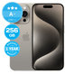 Apple iPhone 15 Pro Natural Titanium 256GB A+ Ανακατασκευασμένο