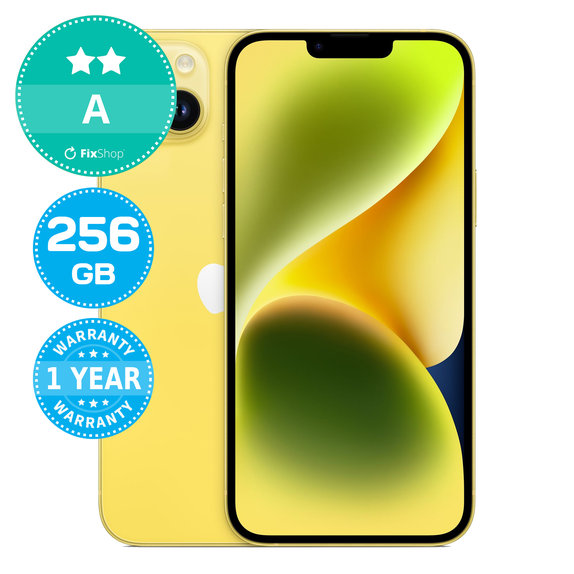 Apple iPhone 14 Plus Yellow 256GB A Ανακατασκευασμένο