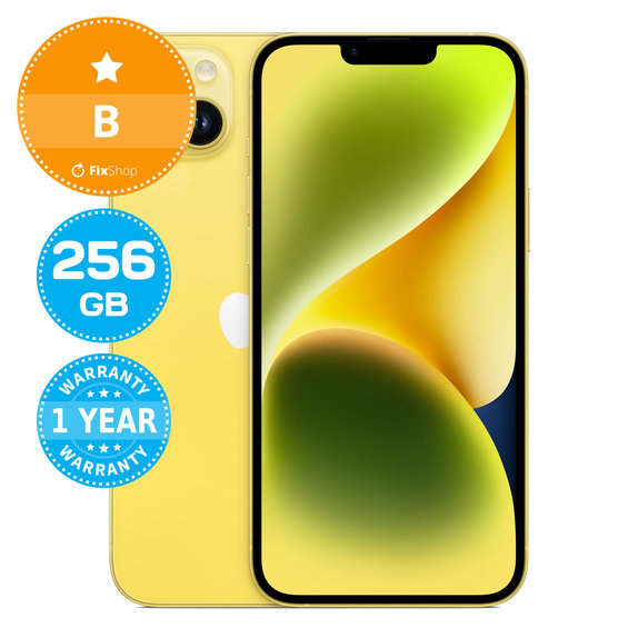Apple iPhone 14 Plus Yellow 256GB B Ανακατασκευασμένο
