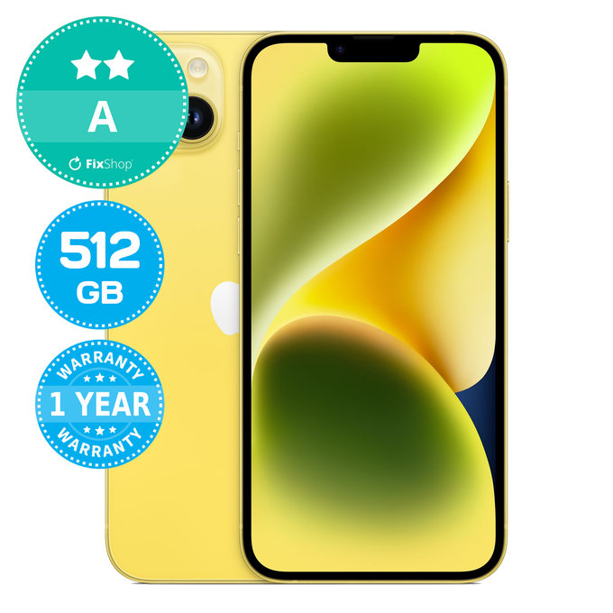 Apple iPhone 14 Plus Yellow 512GB A Ανακατασκευασμένο