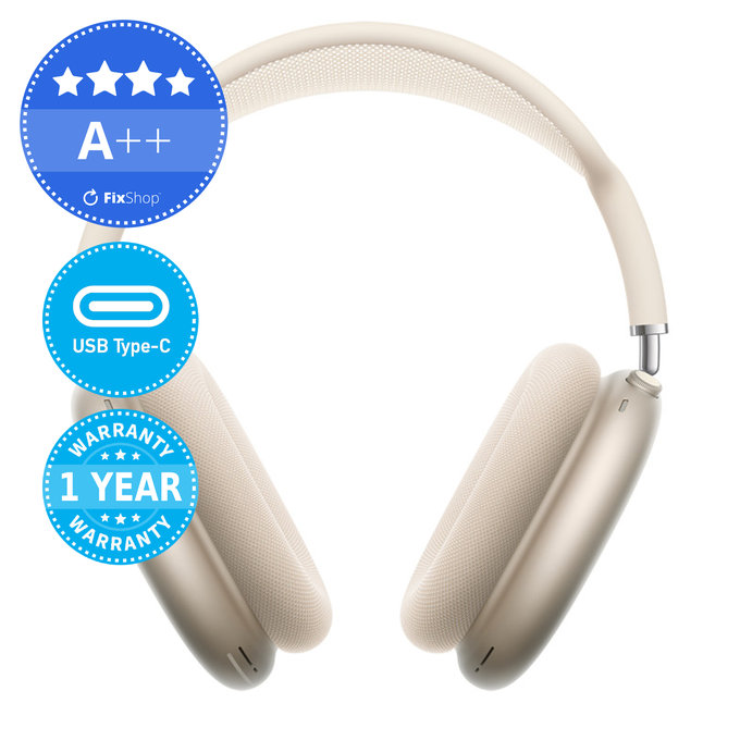 Apple AirPods Max (USB-C) - Starlight A++ Ανακατασκευασμένο