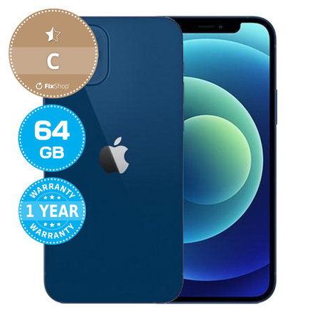 Apple iPhone 12 Blue 64GB C Ανακατασκευασμένο