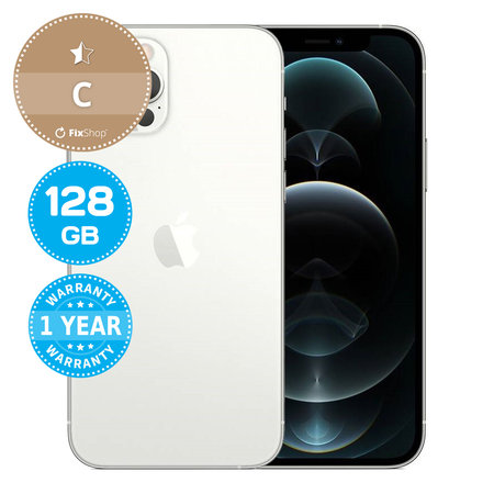 Apple iPhone 12 Pro Silver 128GB C Ανακατασκευασμένο