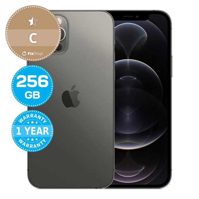 Apple iPhone 12 Pro Graphite 256GB C Ανακατασκευασμένο