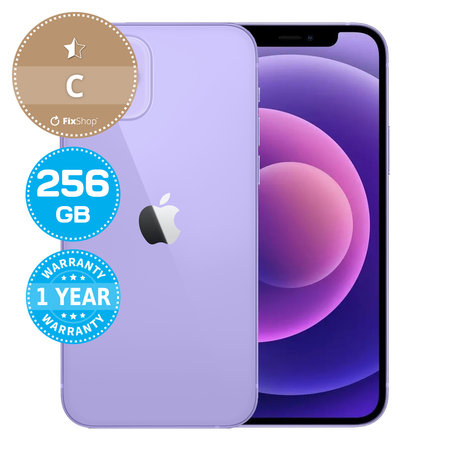 Apple iPhone 12 Purple 256GB C Ανακατασκευασμένο