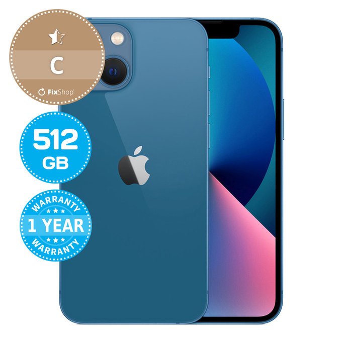 Apple iPhone 13 Mini Blue 512GB C Ανακατασκευασμένο