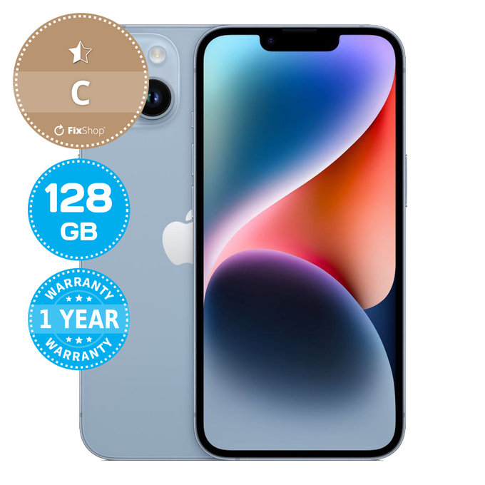 Apple iPhone 14 Blue 128GB C Ανακατασκευασμένο