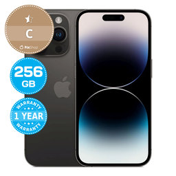 Apple iPhone 14 Pro Space Black 256GB C Ανακατασκευασμένο