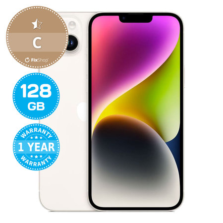 Apple iPhone 14 Plus Starlight 128GB C Ανακατασκευασμένο