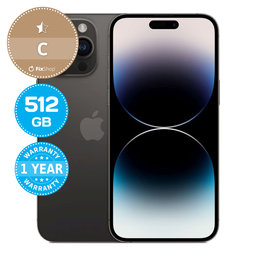 Apple iPhone 14 Pro Max Space Black 512GB C Ανακατασκευασμένο
