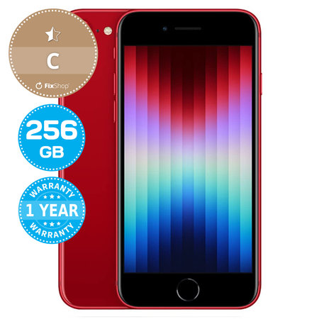 Apple iPhone SE (3rd Gen 2022) (PRODUCT)RED 256GB C Ανακατασκευασμένο