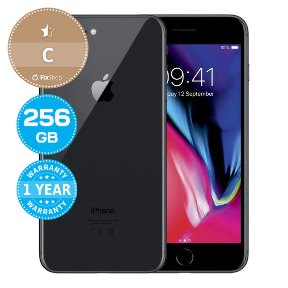 Apple iPhone 8 Plus Space Gray 256GB C Ανακατασκευασμένο