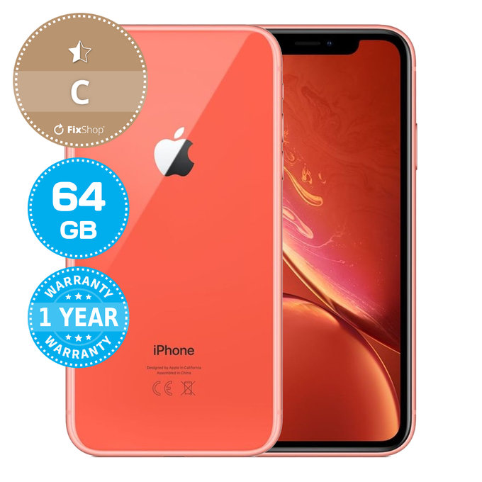 Apple iPhone XR Coral 64GB C Ανακατασκευασμένο