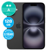 Apple iPhone 16 Black 128GB A Ανακατασκευασμένο