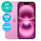 Apple iPhone 16 Pink 128GB A Ανακατασκευασμένο