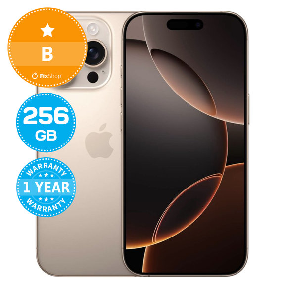 Apple iPhone 16 Pro Desert Titanium 256GB B Ανακατασκευασμένο