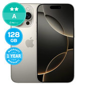 Apple iPhone 16 Pro Natural Titanium 128GB A Ανακατασκευασμένο