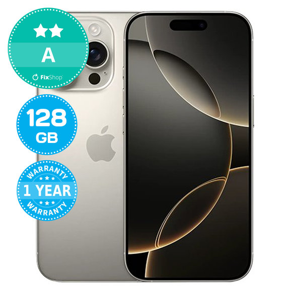 Apple iPhone 16 Pro Natural Titanium 128GB A Ανακατασκευασμένο