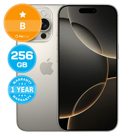 Apple iPhone 16 Pro Natural Titanium 256GB B Ανακατασκευασμένο