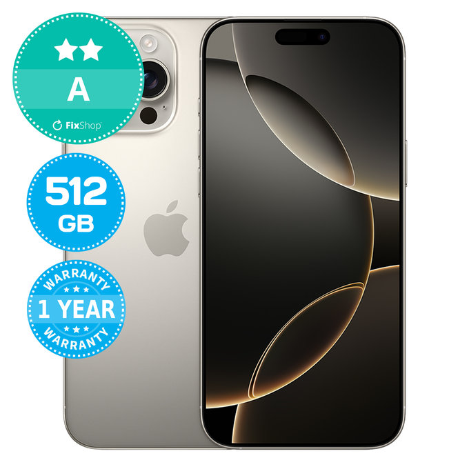 Apple iPhone 16 Pro Max Natural Titanium 512GB A Ανακατασκευασμένο