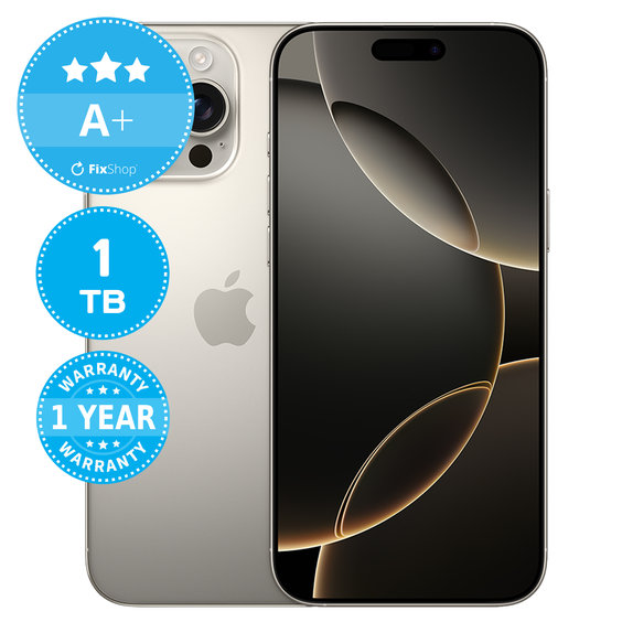 Apple iPhone 16 Pro Max Natural Titanium 1TB A+ Ανακατασκευασμένο
