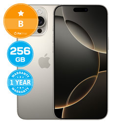 Apple iPhone 16 Pro Max Natural Titanium 256GB B Ανακατασκευασμένο