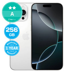 Apple iPhone 16 Pro Max White Titanium 256GB A Ανακατασκευασμένο