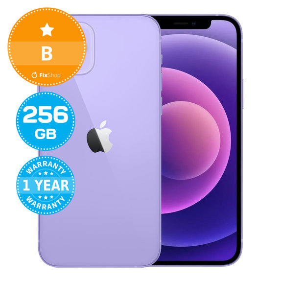 Apple iPhone 12 Purple 256GB B Ανακατασκευασμένο