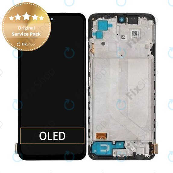 Συγκρότημα οθόνης για Xiaomi Redmi Note 10S, Onyx Gray, Genuine Service Pack