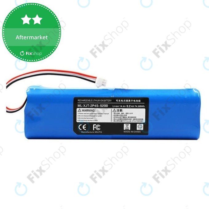 Μπαταρία για Xiaomi EVA, EVE Plus, Viomi S9, Dreame D10 Plus, L10, Lenovo T1 Pro, Lydsto R1, R1 Pro, S1, S1 Pro, XJT-2P4S-5200, 14.4V, 5200mAh