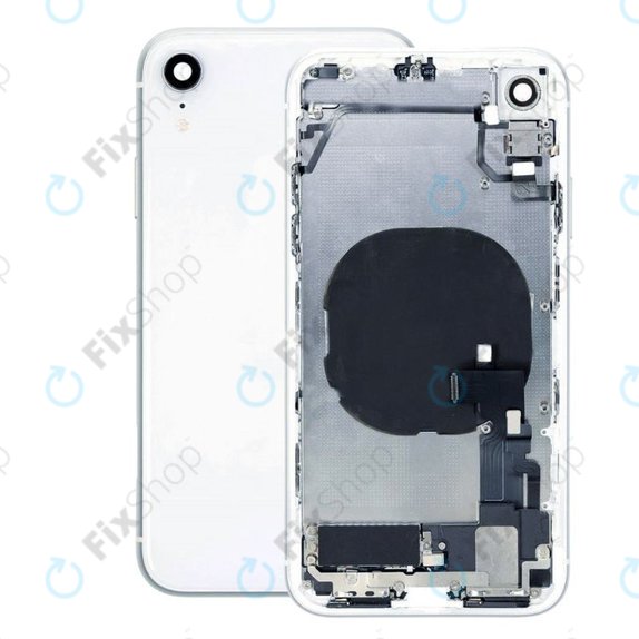 Πίσω Κάλυμμα με Μικρά Ανταλλακτικά για iPhone XR | Λευκό | White