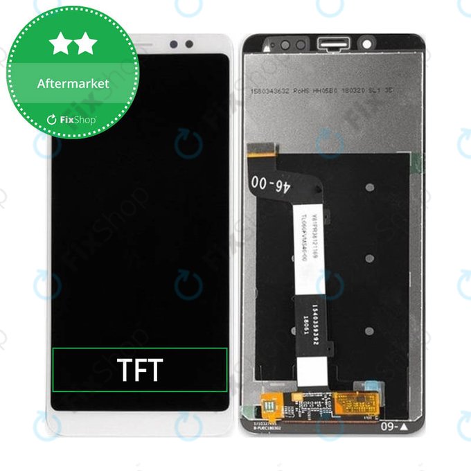 LCD Display με Touch Screen για Xiaomi Redmi Note 5 Pro | Λευκό, White | Aftermarket