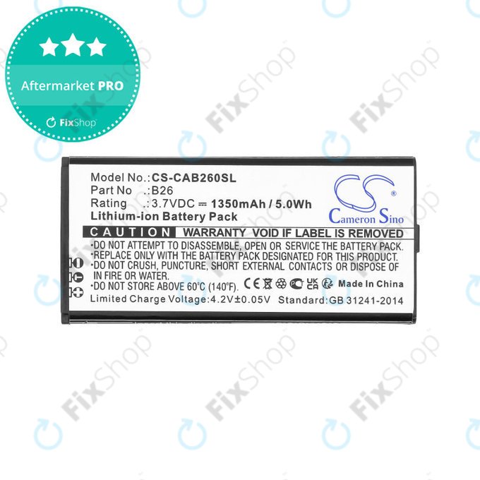 Μπαταρία για Cat B26, 1350mAh, Li-Ion, 3.7V, B26, HQ