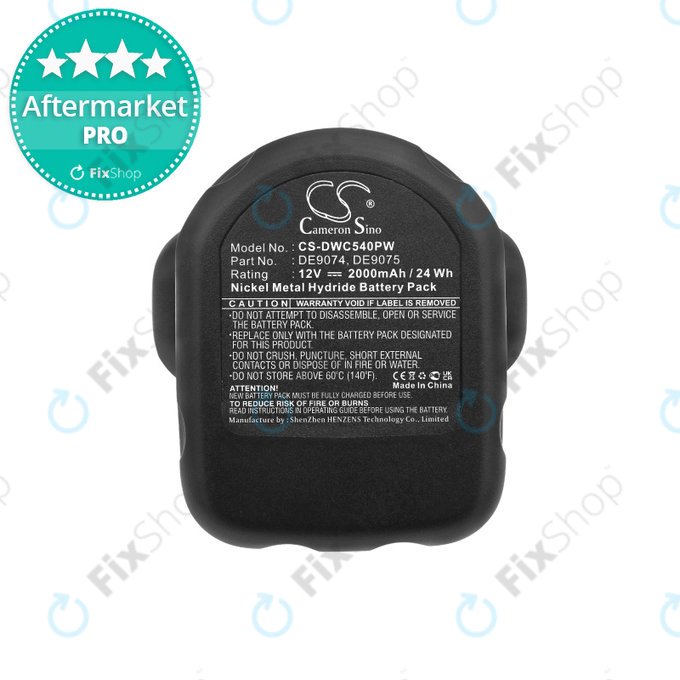 Battery για DeWalt DC | DW | 2000-series | DE9074 | DE9075 | 152250-27 | 397745-01 | 2000mAh | HQ