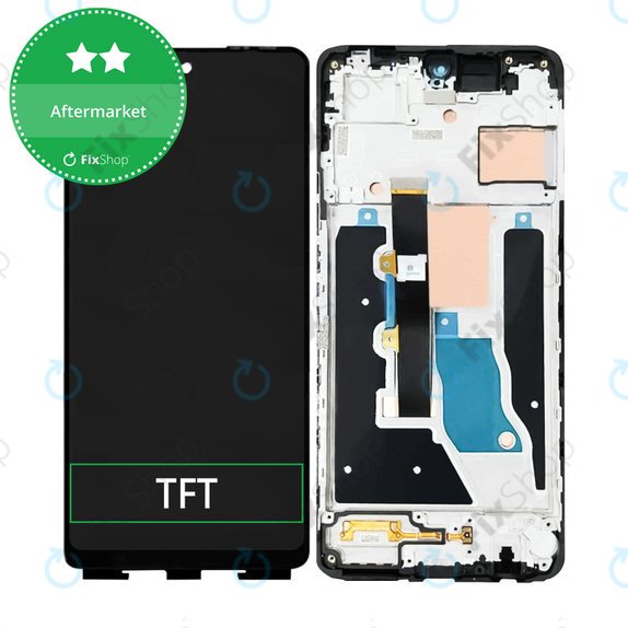 Συγκρότημα οθόνης για Infinix Note 30 VIP, Magic Black, Aftermarket
