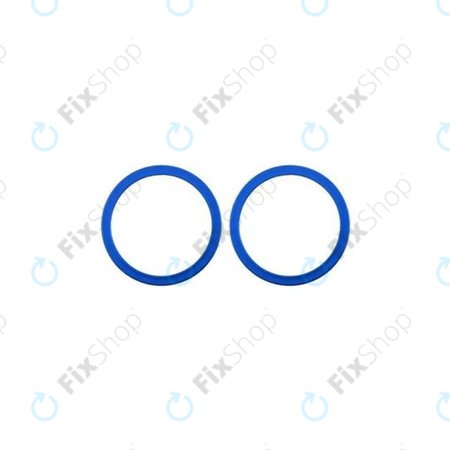 Πλαίσιο Φακού Πίσω Κάμερας για iPhone 11 | 12 | 12 Mini | Μπλε | Blue | 2τμχ