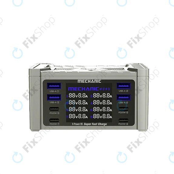 Σταθμός Φόρτισης Υπηρεσιών Mechanic V-Power 8S