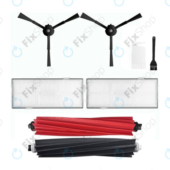 Standard Σετ (Μαύρο) για Xiaomi Roborock S8 | S8+ | S8 Pro Ultra | Μαύρο | Black