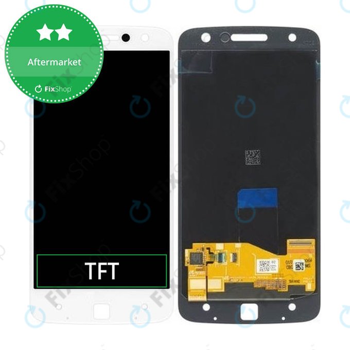 OLED/LCD Display με Touch Screen για Motorola Moto Z | XT1650 | Λευκό, White | Aftermarket