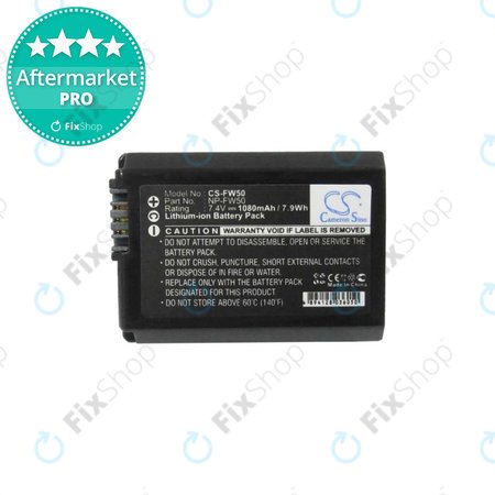 Battery για Sony Alpha-series | DLSR-series | ILCE-series | NEX-series | SLT-series | NP-FW50 | Li-Ion | 1080mAh | HQ